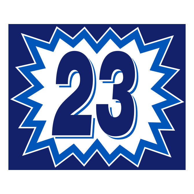 Blast Year Window Sticker