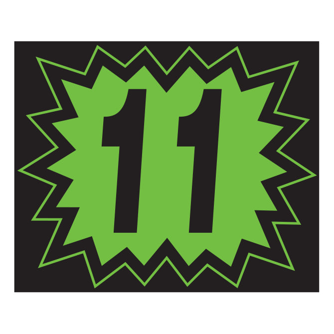 Blast Year Window Sticker