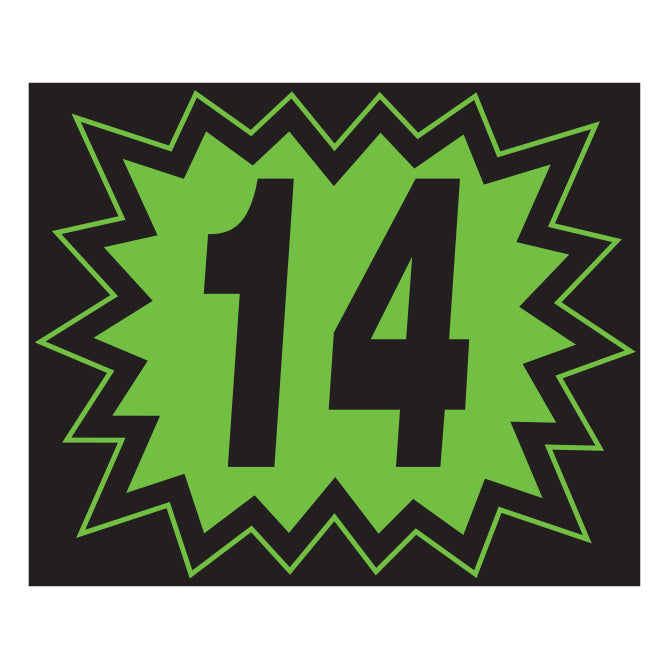 Blast Year Window Sticker