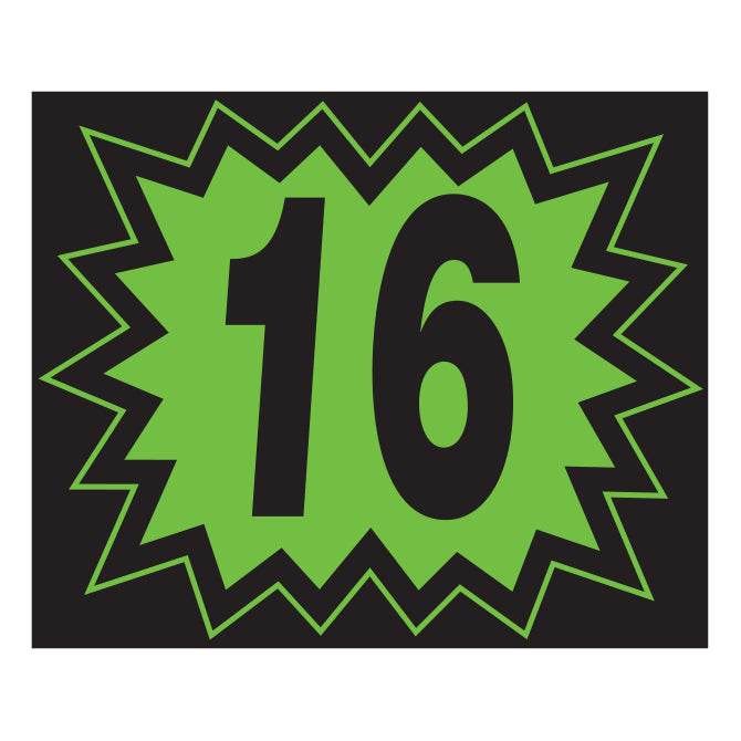 Blast Year Window Sticker