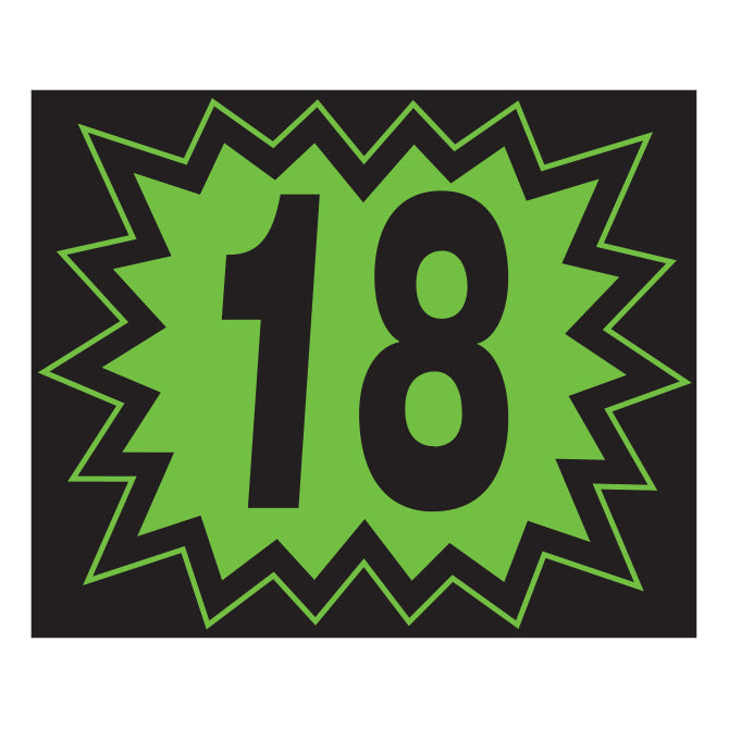 Blast Year Window Sticker