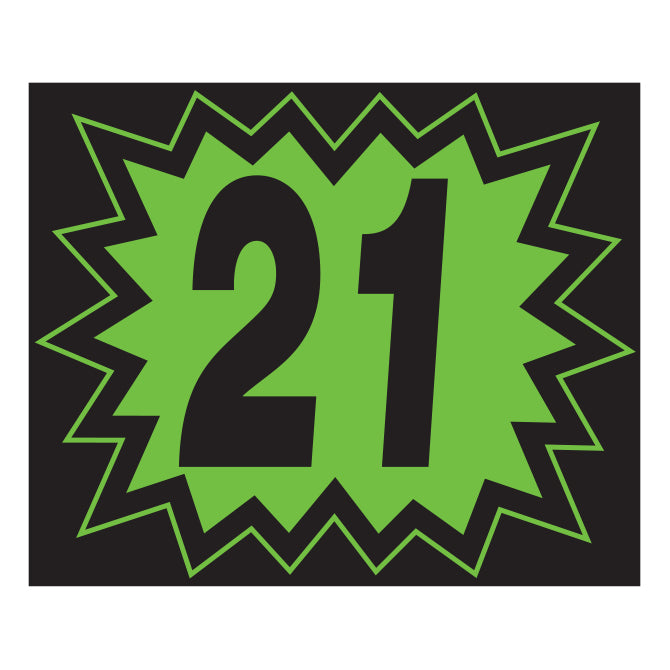 Blast Year Window Sticker