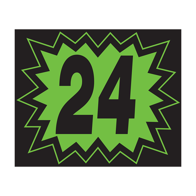 Blast Year Window Sticker