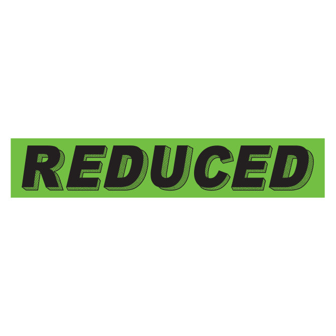 Green & Black Slogan Stickers