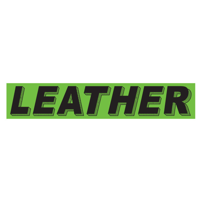 Green & Black Slogan Stickers