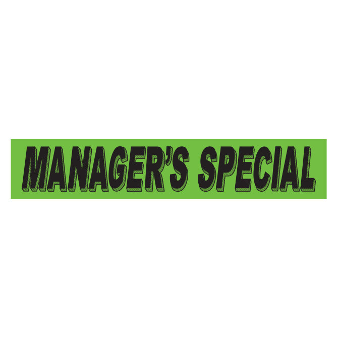 Green & Black Slogan Stickers