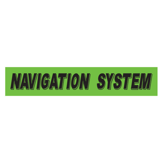 Green & Black Slogan Stickers