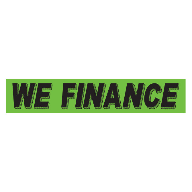 Green & Black Slogan Stickers