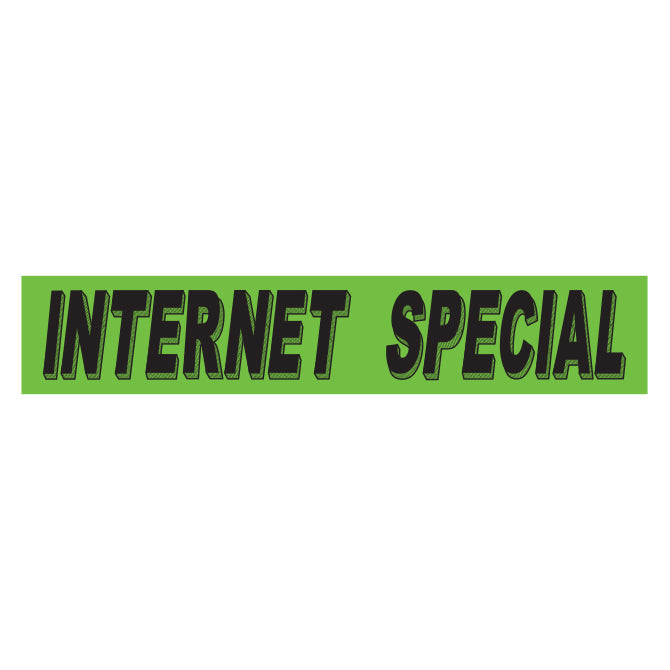 Green & Black Slogan Stickers
