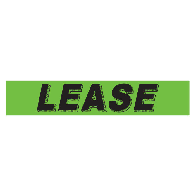 Green & Black Slogan Stickers