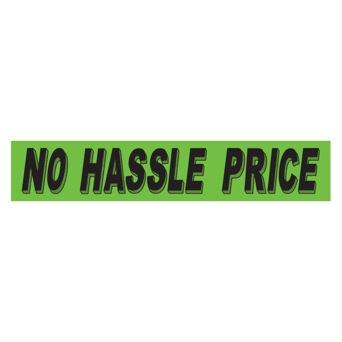 Green & Black Slogan Stickers