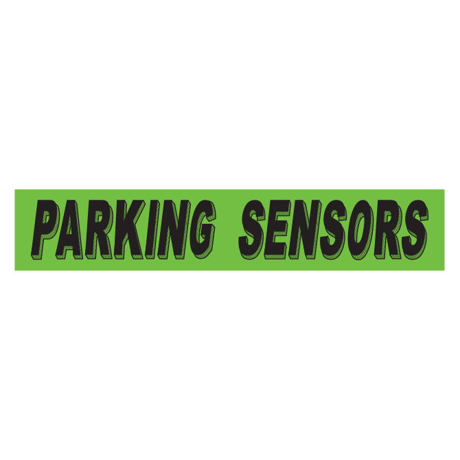 Green & Black Slogan Stickers