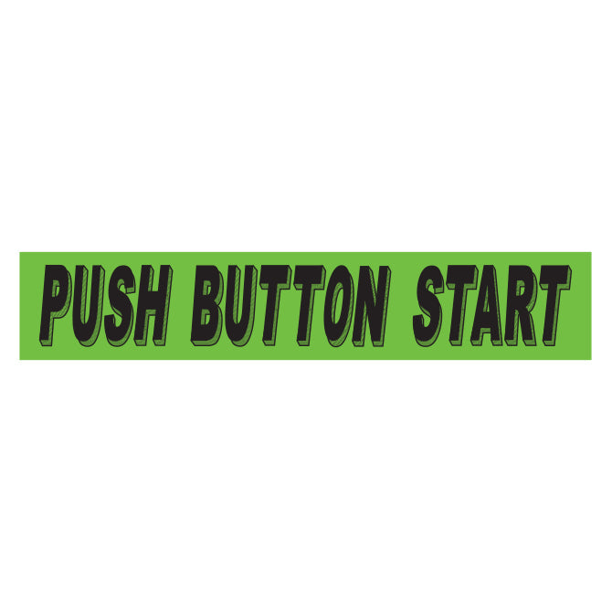Green & Black Slogan Stickers