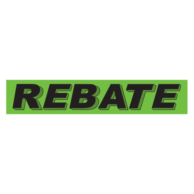 Green & Black Slogan Stickers
