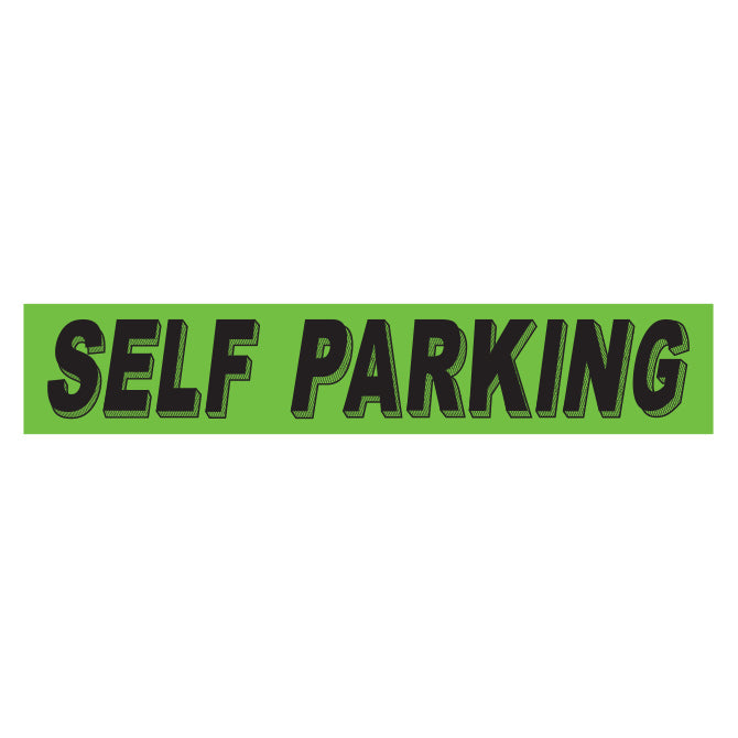 Green & Black Slogan Stickers