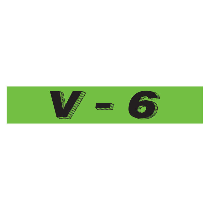 Green & Black Slogan Stickers