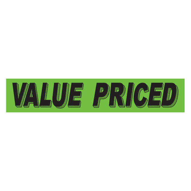 Green & Black Slogan Stickers