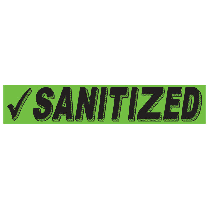 Green & Black Slogan Stickers