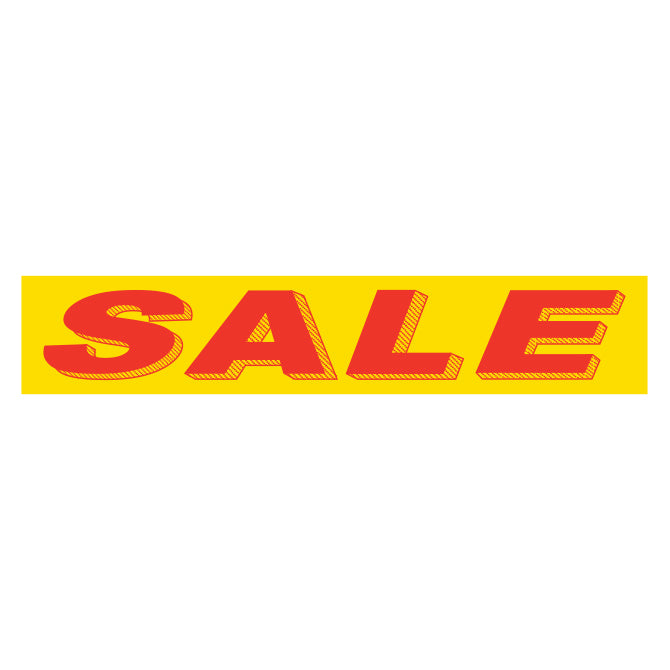 Yellow & Red Slogan Stickers
