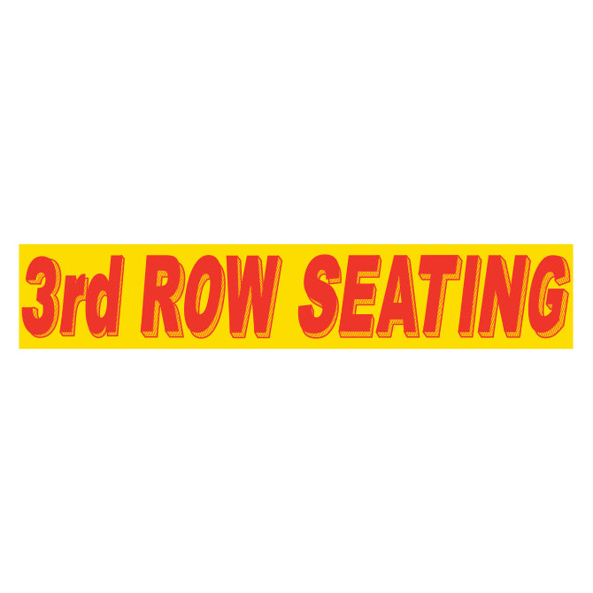 Yellow & Red Slogan Stickers