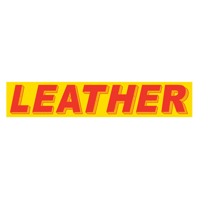 Yellow & Red Slogan Stickers