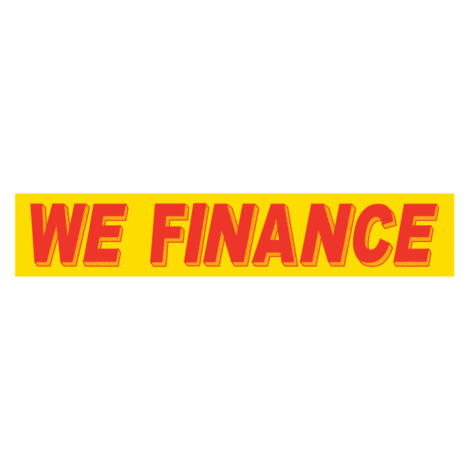 Yellow & Red Slogan Stickers