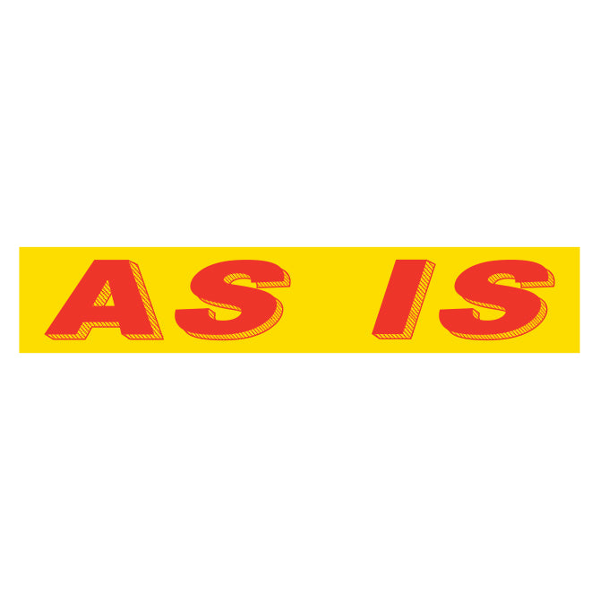 Yellow & Red Slogan Stickers