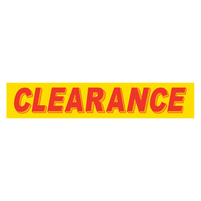 Yellow & Red Slogan Stickers