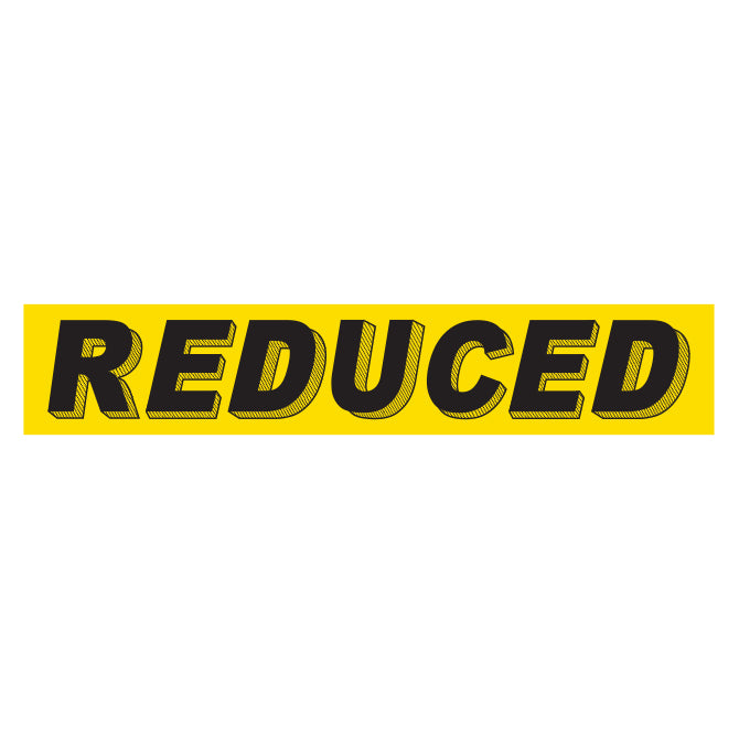 Yellow & Black Slogan Stickers