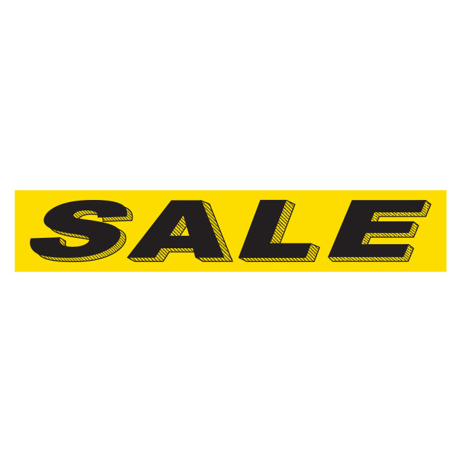 Yellow & Black Slogan Stickers