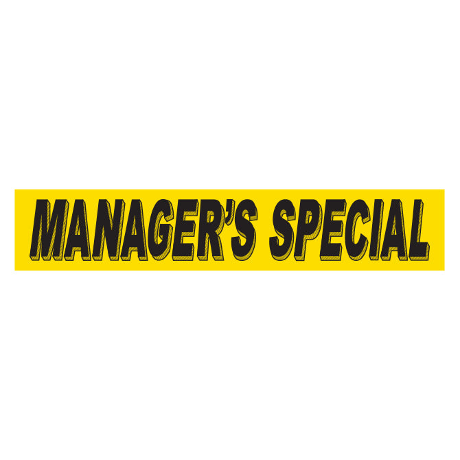 Yellow & Black Slogan Stickers
