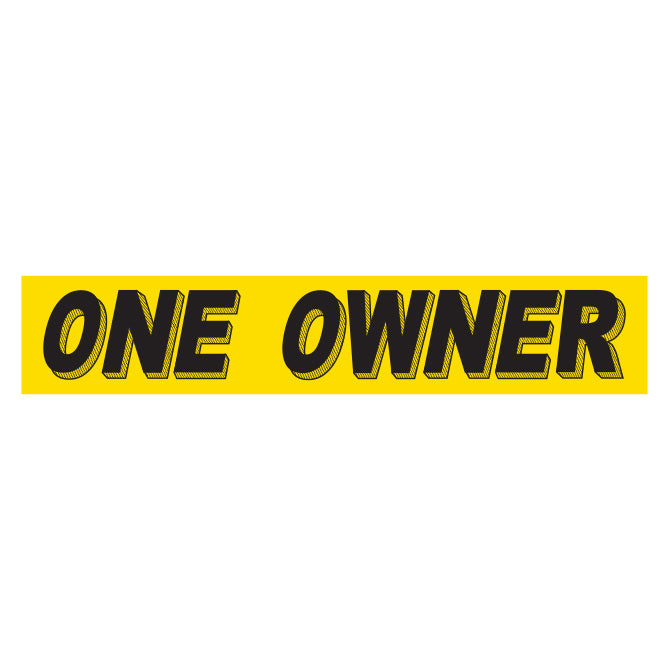 Yellow & Black Slogan Stickers