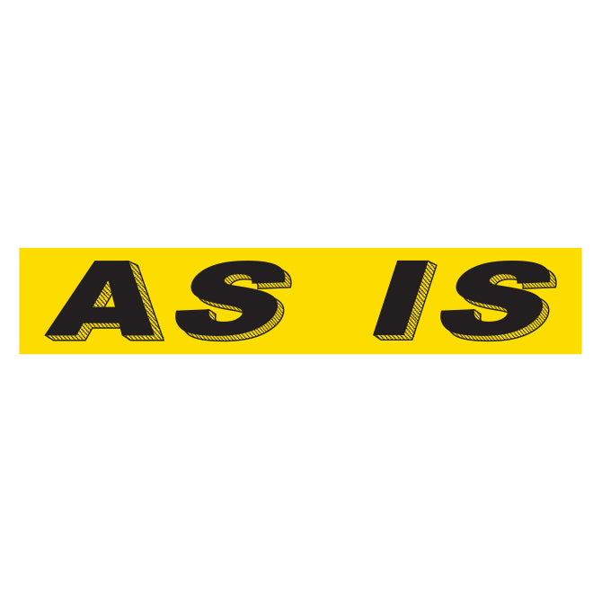 Yellow & Black Slogan Stickers