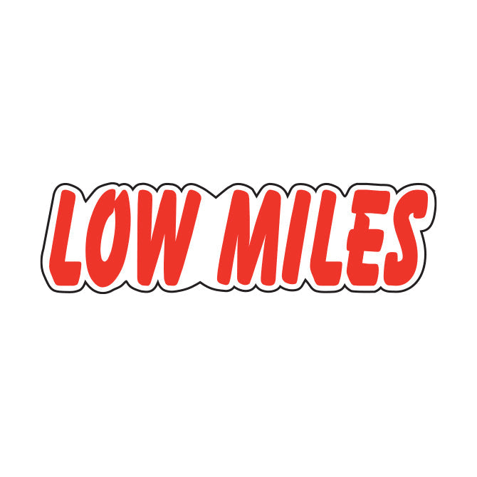 Red & White Die Cut Slogan Stickers