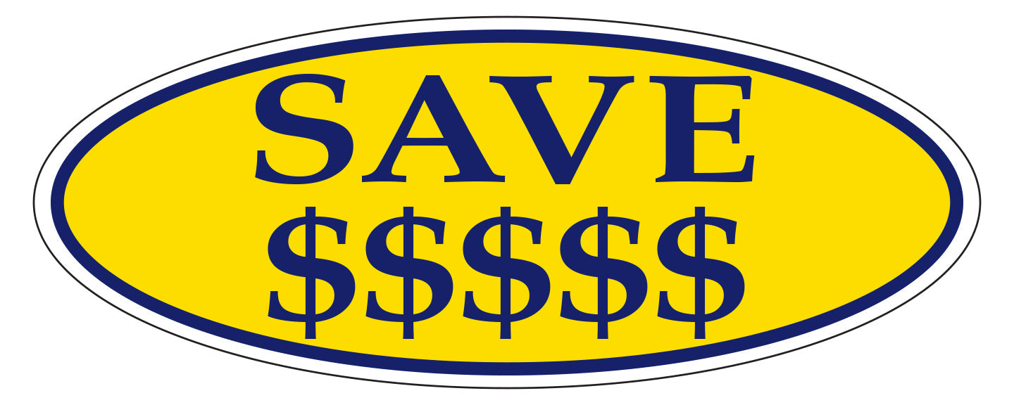 Window Sticker, Various Text