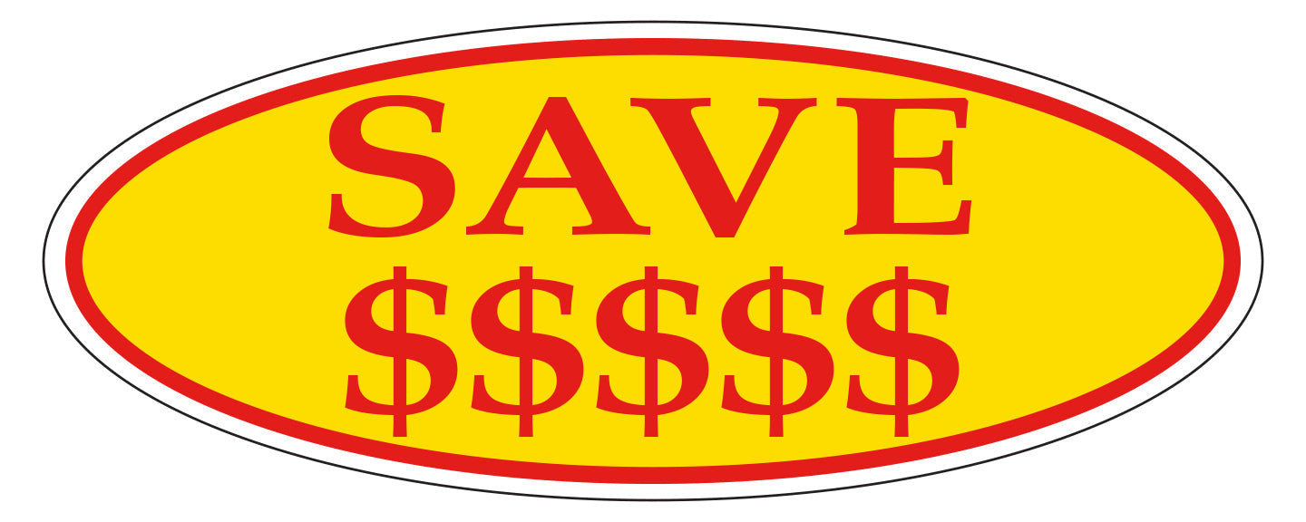 Window Sticker, Various Text