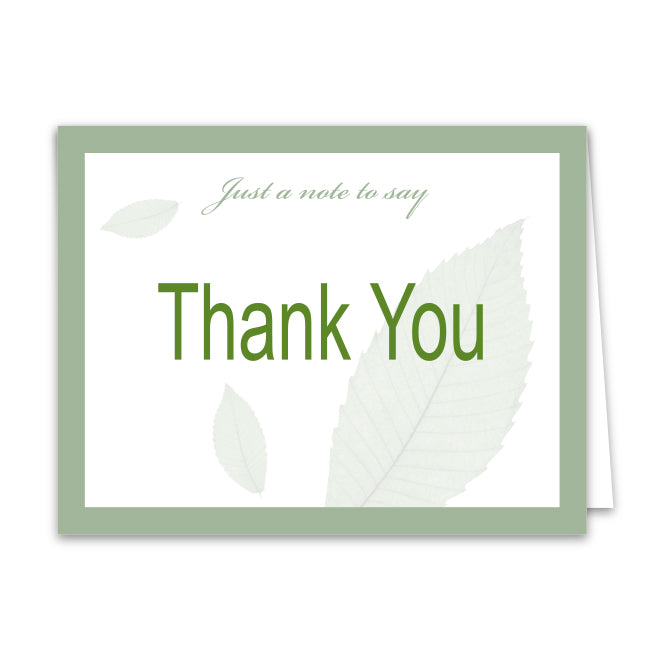 Thank You Card - Blank Inside
