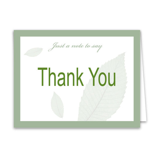 Thank You Card - Blank Inside