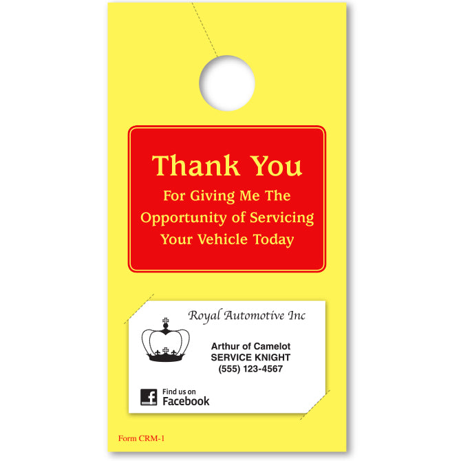 Thank You Hang Tags - CRM-1
