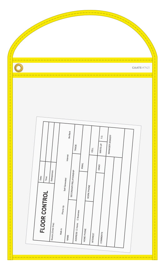 Work Ticket Holders (10 pack)