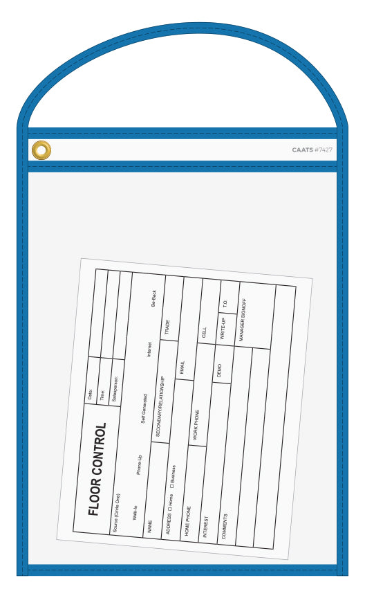 Work Ticket Holders (10 pack)