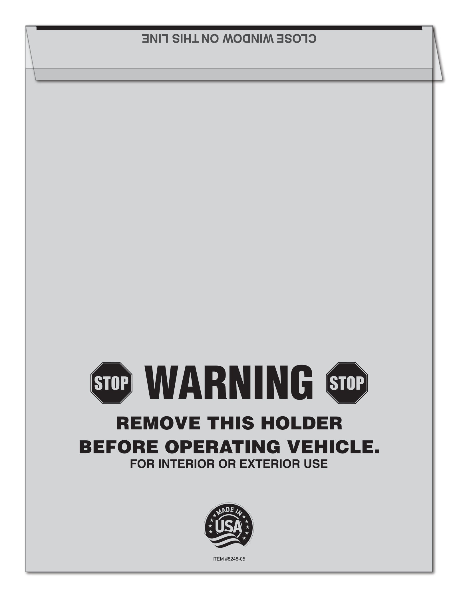Buyers Guide Holder - Fold Over Pouch