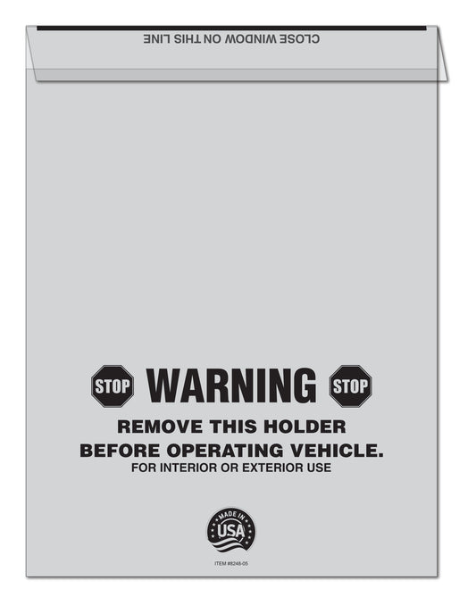 Buyers Guide Holder - Fold Over Pouch