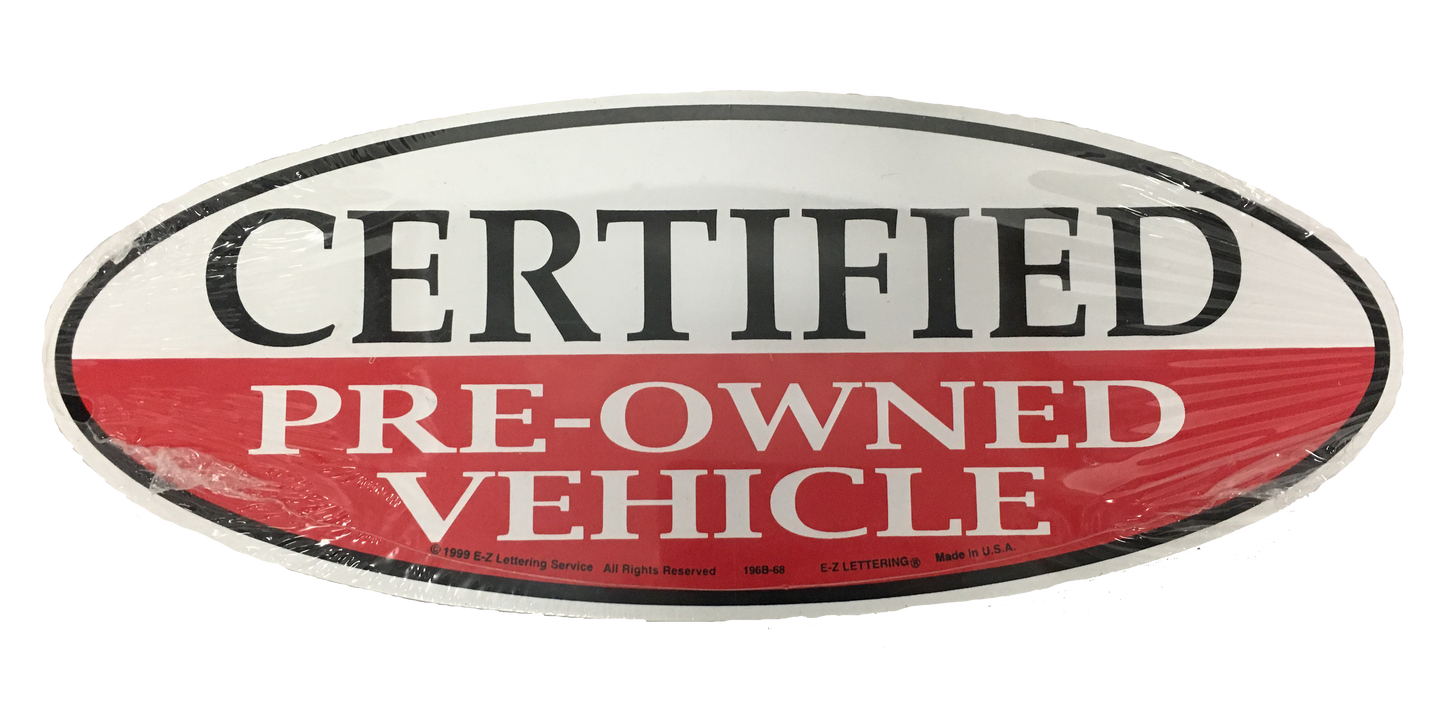 Certified Pre Owned Sticker Pack
