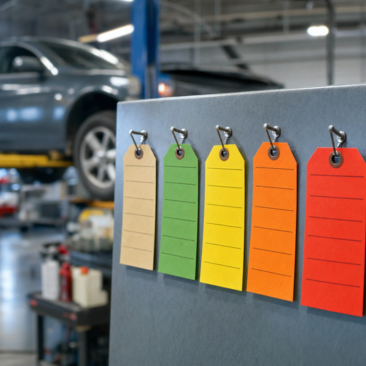 How to Track Used-Car Recon Stage With Simple Color-Coded Tags