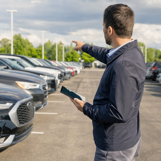 How to Find a Specific Car Fast on a Big Dealership Lot
