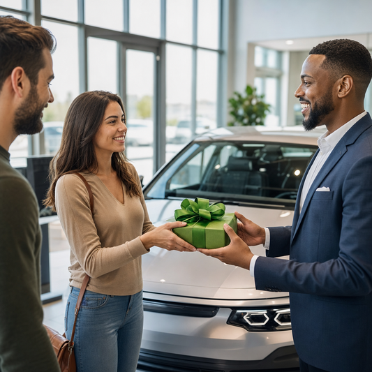 The Green Delivery Bow That Turns EV Handoffs Into Referrals
