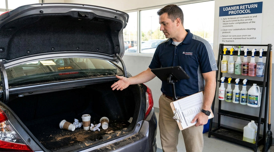 Loaners Coming Back Dirty and Empty? Fix It With a System