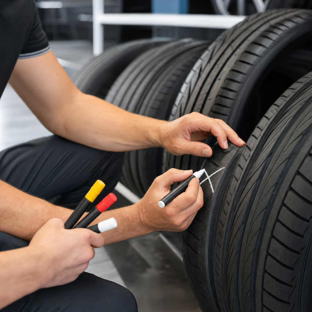 Why Chalk Fails on Tires: Permanent Paint Markers for Dealers