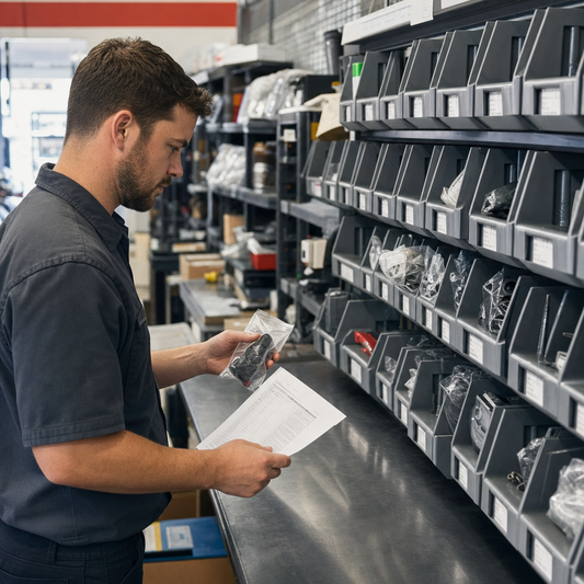 Cut Parts-Room Pick Errors: A Bin Labeling System That Works